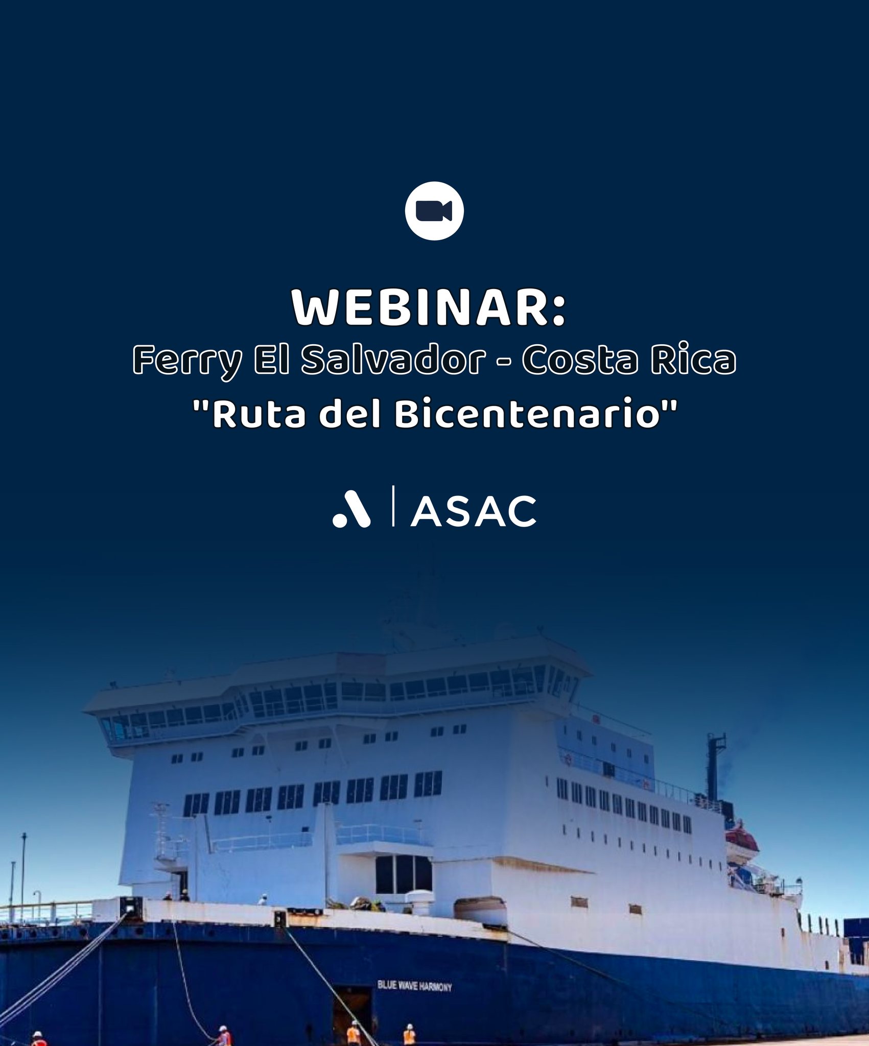 Webinar Informativo: Operatividad del Ferry El Salvador - Costa Rica